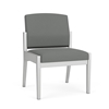 Picture of Lesro AS1102 Fabric Upholstered Armless Amherst Steel Guest Chair