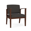Picture of Lesro AW1201 Fabric Upholstered Amherst Wood Oversized Guest Chair
