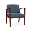 Picture of Lesro AW1201 Fabric Upholstered Amherst Wood Oversized Guest Chair