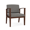Picture of Lesro AW1201 Fabric Upholstered Amherst Wood Oversized Guest Chair