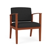 Picture of Lesro AW1201 Vinyl Upholstered Amherst Wood Oversized Guest Chair