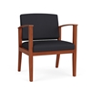 Picture of Lesro AW1201 Vinyl Upholstered Amherst Wood Oversized Guest Chair