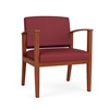 Picture of Lesro AW1201 Vinyl Upholstered Amherst Wood Oversized Guest Chair