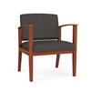 Picture of Lesro AW1201 Vinyl Upholstered Amherst Wood Oversized Guest Chair