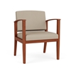 Picture of Lesro AW1201 Vinyl Upholstered Amherst Wood Oversized Guest Chair