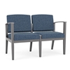Picture of Lesro AW2101 Fabric Upholstered Amherst Wood 2 Seat Sofa