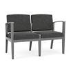 Picture of Lesro AW2101 Fabric Upholstered Amherst Wood 2 Seat Sofa