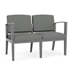 Picture of Lesro AW2101 Fabric Upholstered Amherst Wood 2 Seat Sofa