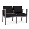 Picture of Lesro AW2101 Fabric Upholstered Amherst Wood 2 Seat Sofa