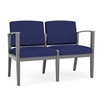 Picture of Lesro AW2101 Fabric Upholstered Amherst Wood 2 Seat Sofa