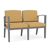 Picture of Lesro AW2101 Fabric Upholstered Amherst Wood 2 Seat Sofa