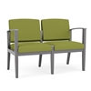 Picture of Lesro AW2101 Fabric Upholstered Amherst Wood 2 Seat Sofa