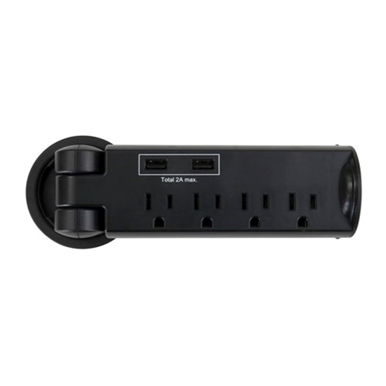 Picture of Pull-up Power Module with USB Model # 2069BL