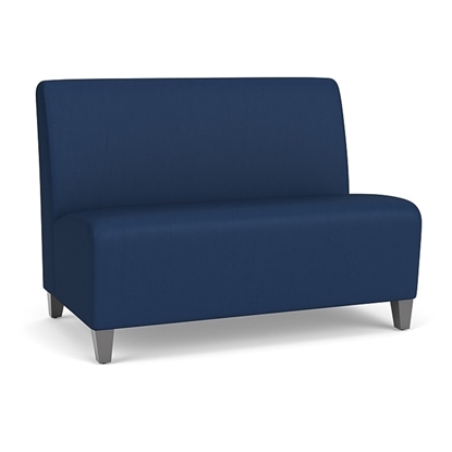 Picture of Lesro SN1502 Vinyl Upholstered Siena Armless Loveseat