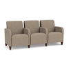 Picture of Lesro SN3103 Fabric Upholstered Siena 3 Seat Sofa with Center Arms