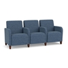 Picture of Lesro SN3103 Fabric Upholstered Siena 3 Seat Sofa with Center Arms