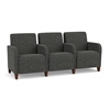 Picture of Lesro SN3103 Fabric Upholstered Siena 3 Seat Sofa with Center Arms