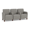 Picture of Lesro SN3103 Fabric Upholstered Siena 3 Seat Sofa with Center Arms