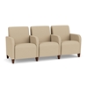 Picture of Lesro SN3103 Fabric Upholstered Siena 3 Seat Sofa with Center Arms