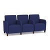 Picture of Lesro SN3103 Fabric Upholstered Siena 3 Seat Sofa with Center Arms