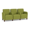 Picture of Lesro SN3103 Fabric Upholstered Siena 3 Seat Sofa with Center Arms