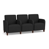 Picture of Lesro SN3103 Vinyl Upholstered Siena 3 Seat Sofa with Center Arms