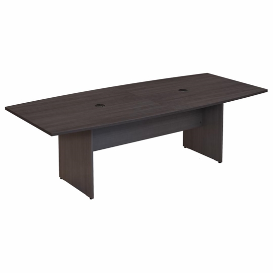 Picture of Bush P/N 99TB9642 8' Boat Shaped Conference Table with Wood Base