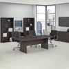 Picture of Bush P/N 99TB9642 8' Boat Shaped Conference Table with Wood Base