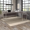 Picture of Hybrid  HYB026 L Shaped Table Desk with Metal Legs
