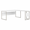 Picture of Hybrid  HYB026 L Shaped Table Desk with Metal Legs