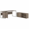 Picture of Hybrid HYB014 72W x 30D Computer Table Desk with Storage and Mobile File Cabinet