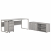 Picture of Hybrid HYB014 72W x 30D Computer Table Desk with Storage and Mobile File Cabinet
