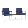 Picture of Lesro Mystic MG2201 2 Chairs with Connecting Center Table