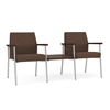 Picture of Lesro Mystic MG2201 2 Chairs with Connecting Center Table