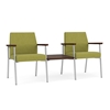Picture of Lesro Mystic MG2201 2 Chairs with Connecting Center Table