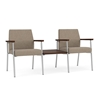 Picture of Lesro Mystic MG2201 2 Chairs with Connecting Center Table