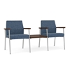 Picture of Lesro Mystic MG2201 2 Chairs with Connecting Center Table