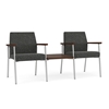 Picture of Lesro Mystic MG2201 2 Chairs with Connecting Center Table