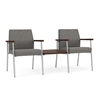 Picture of Lesro Mystic MG2201 2 Chairs with Connecting Center Table
