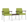 Picture of Lesro Mystic MG2201 2 Chairs with Connecting Center Table