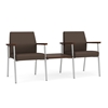 Picture of Lesro Mystic MG2201 2 Chairs with Connecting Center Table