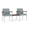 Picture of Lesro Mystic MG2201 2 Chairs with Connecting Center Table