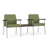 Picture of Lesro Mystic MG2201 2 Chairs with Connecting Center Table