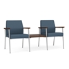 Picture of Lesro Mystic MG2201 2 Chairs with Connecting Center Table