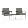 Picture of Lesro Mystic MG2201 2 Chairs with Connecting Center Table
