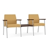 Picture of Lesro Mystic MG2201 2 Chairs with Connecting Center Table