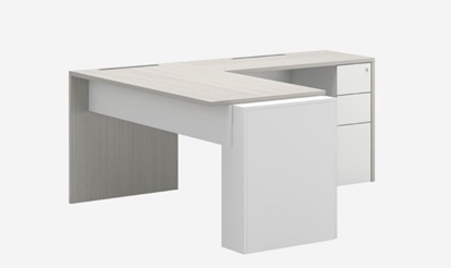 Picture of idesk MPT023 63"W L-Shaped Desk