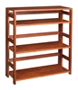 Picture of Regency 3430 Flip Flop 3 Shelf High Folding Wood Bookcase