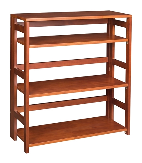 Picture of Regency 3430 Flip Flop 3 Shelf High Folding Wood Bookcase