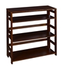 Picture of Regency 3430 Flip Flop 3 Shelf High Folding Wood Bookcase
